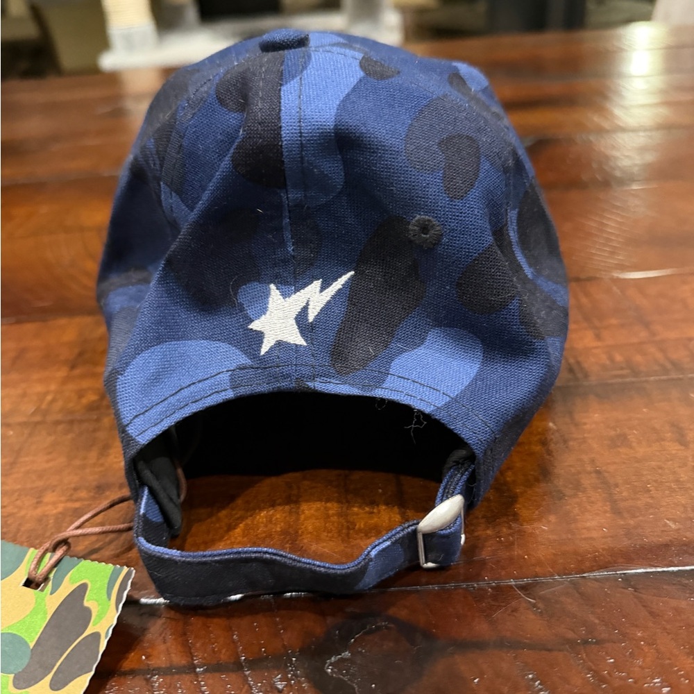 NWT Bape Blue Camo Hat - Picture 3 of 4
